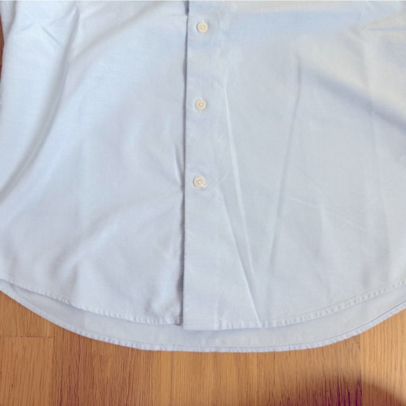 Reiss Blue Men’s Greenwich Oxford Slim Fit Shirt - Medium M Long Sleeve - Picture 4 of 4